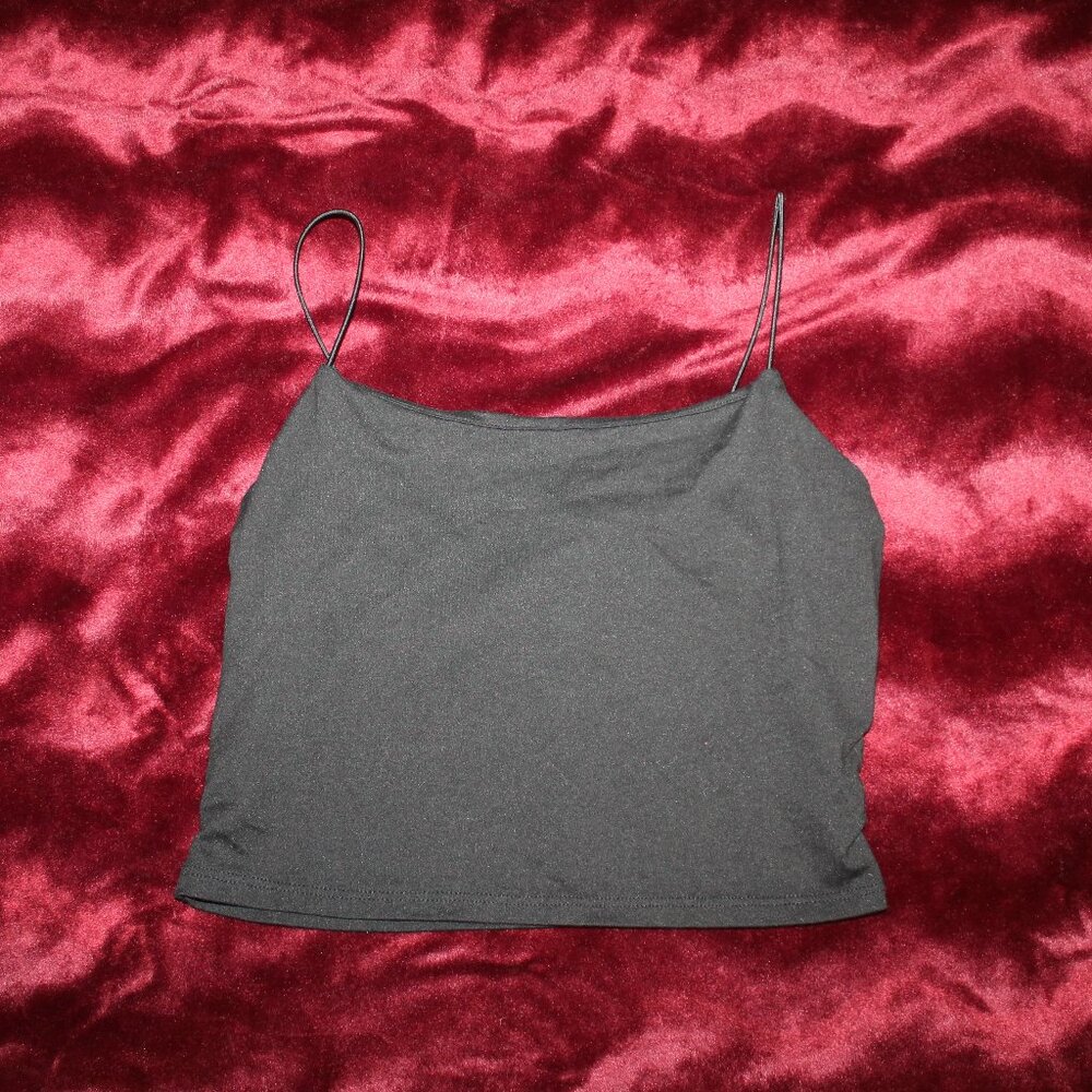 Black crop top